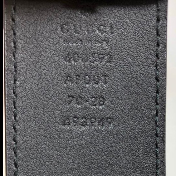 Iconic Gucci Black Leather Interlocking GG Belt - Picture 2 of 2